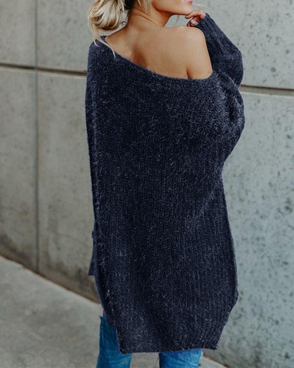 Women Tops Sweaters Knitted Pullovers