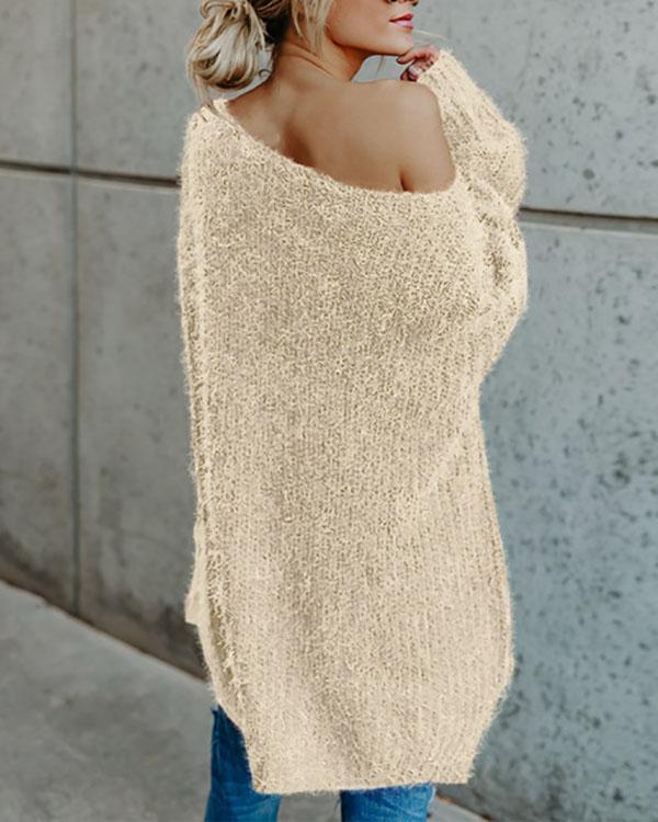 Women Tops Sweaters Knitted Pullovers