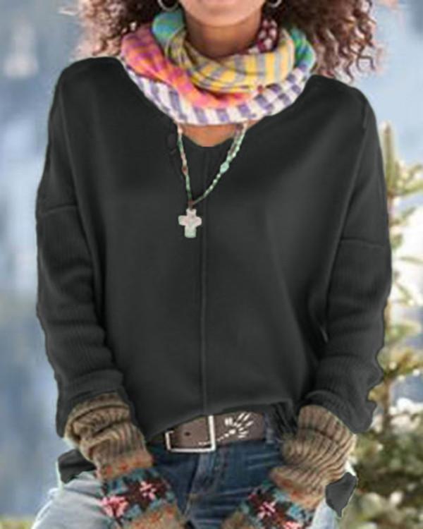 Womens Fall Clothing Green Knitted Simple Sweaters