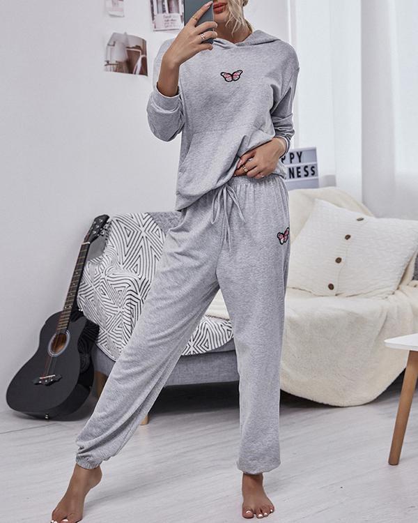 Casual Loose Hooded Sports Suits for Women