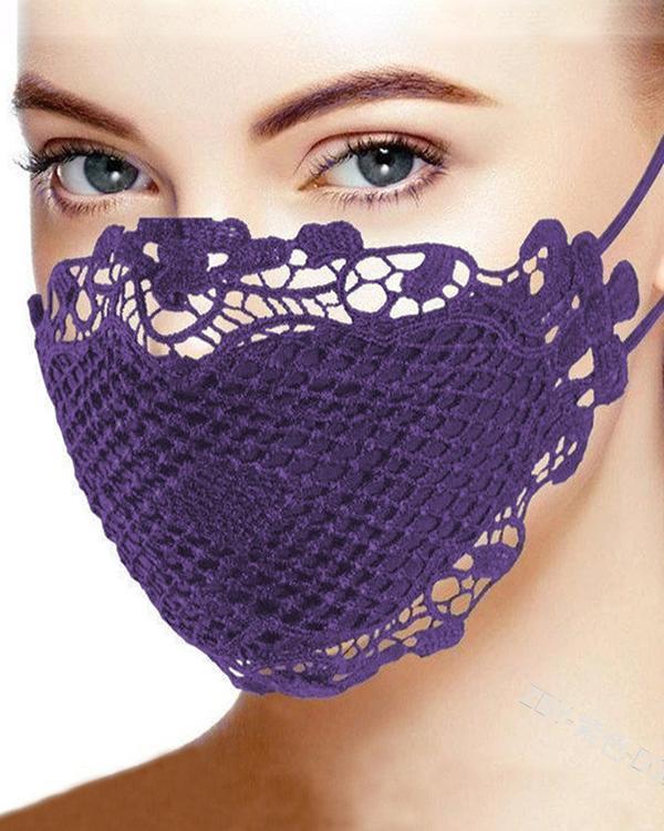 Lace Breathable Accessory Face Mask