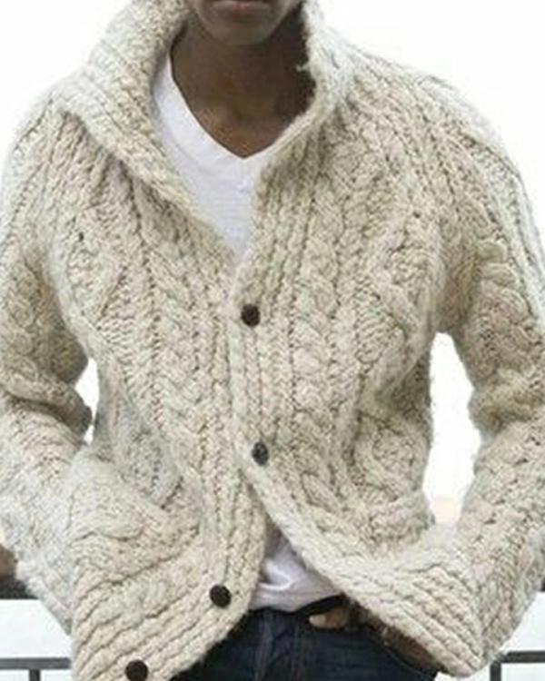 Men's Casual  Winter Sweater Outerwear