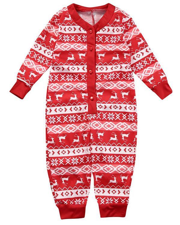 Family Matching Christmas Pajamas For Infants