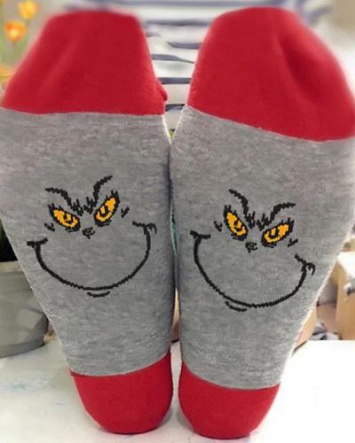 Grinches Cotton Socks