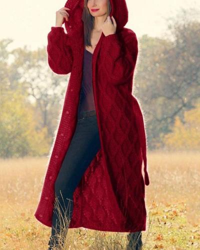 Autumn Fashion Women Long Sweater Cardigan Loose Coat