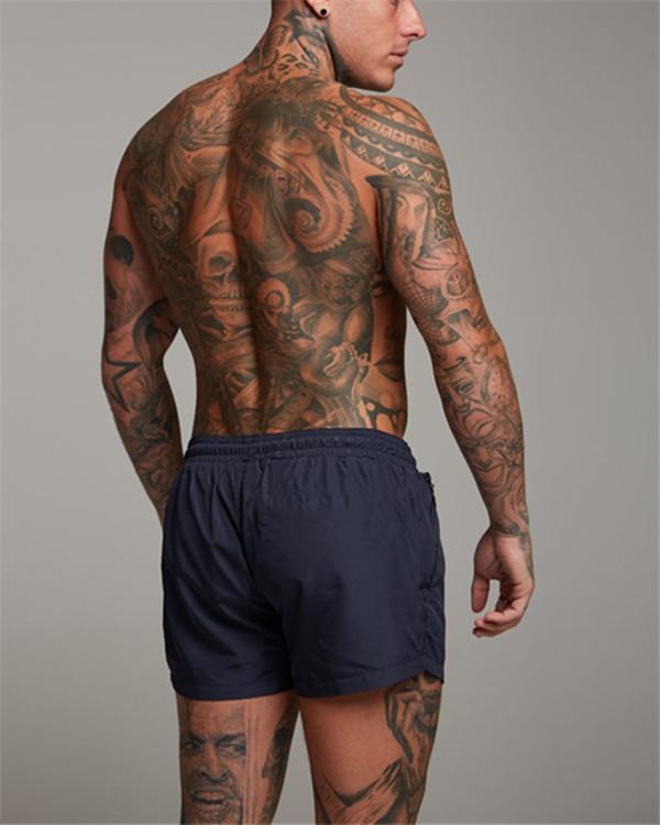 Men's Letter Printing Running Quick-Dry Track Shorts