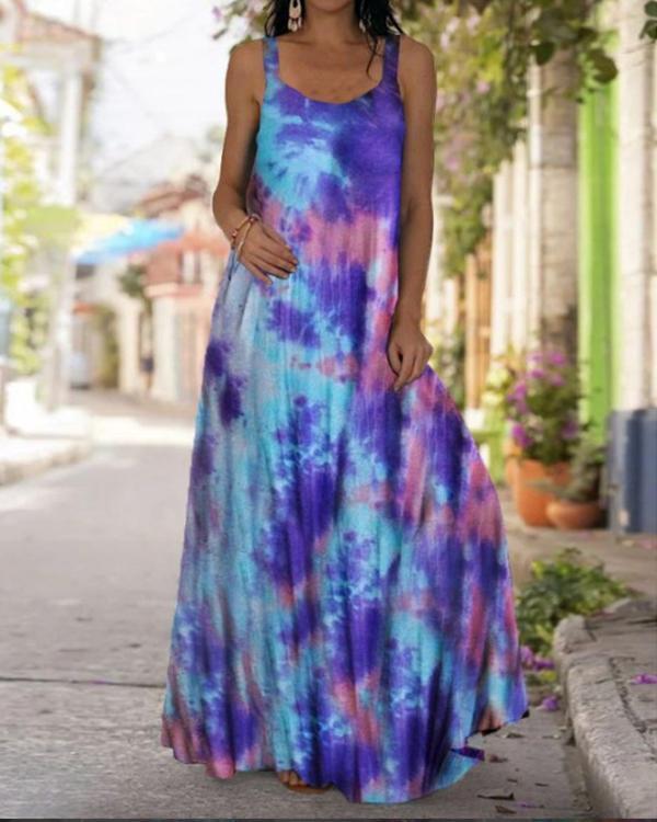 Women's Bohemia Sexy Print Summer Maxi Dress