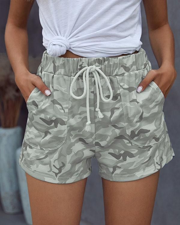 Casual Camo Daily Sporty Shorts