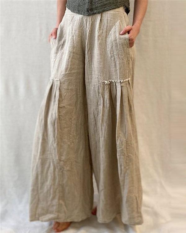 Women's Casual Linen Loose Pants