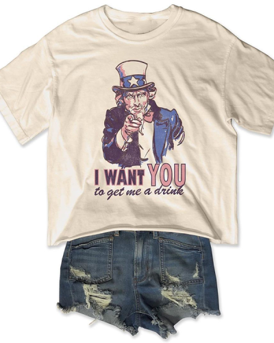 I Want You To Get Me A Drink T-shirt