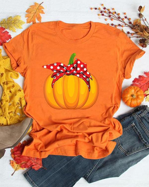 Halloween Pumpkin T-Shirt Tee