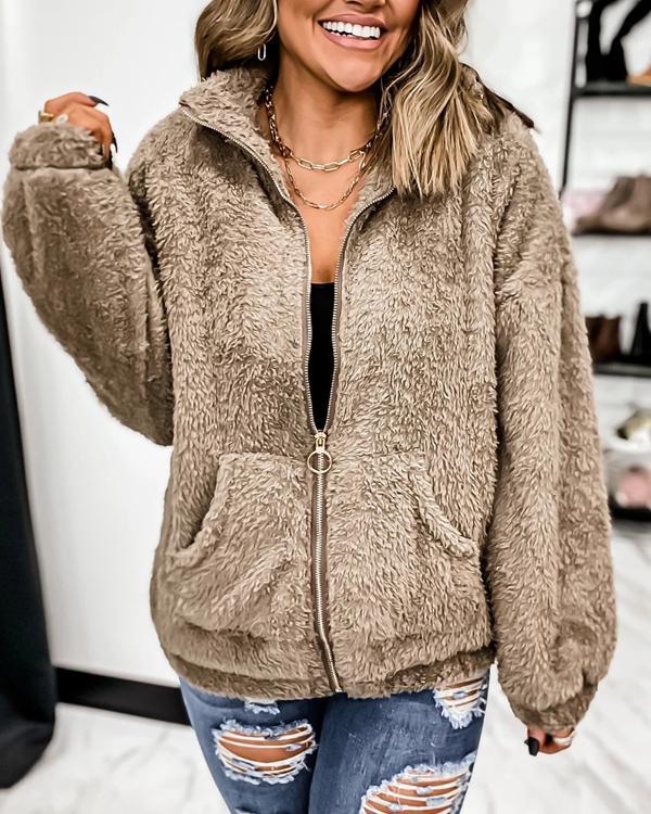 Women's  Fluffy Fleece Coats & Jackets