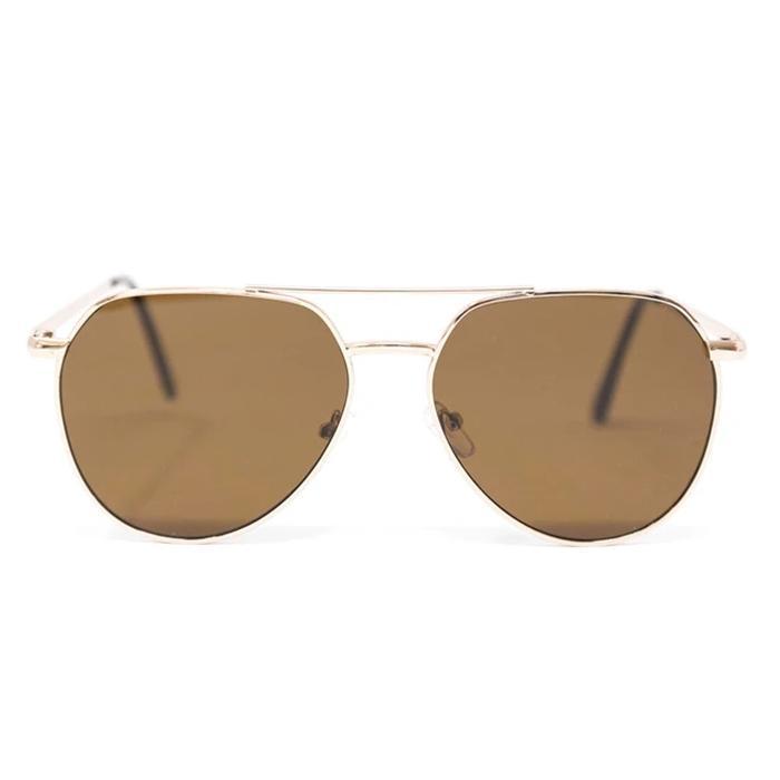 Traveling To You Black/Gold Sunglasses