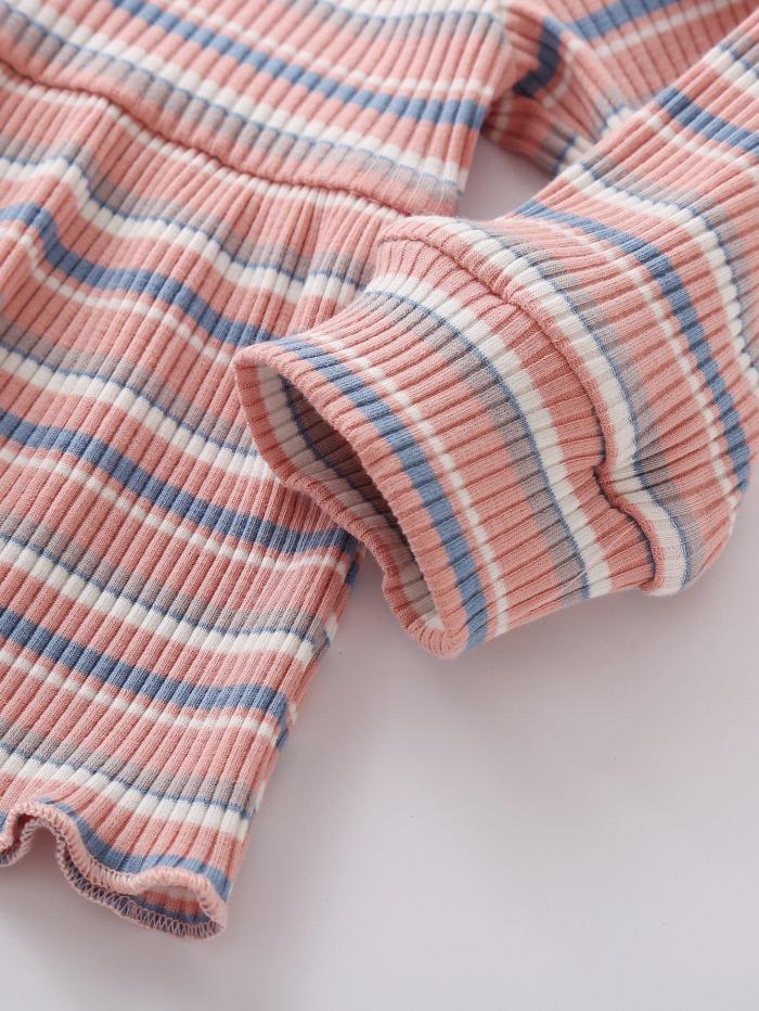 3-Piece Stripe Cotton Baby Sets