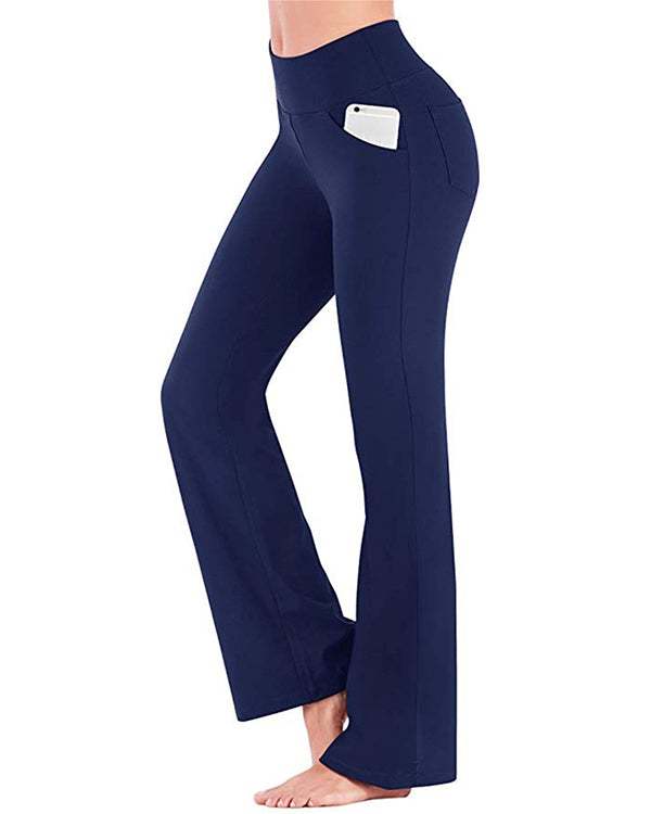 Women's Slim Wide Leg Pants Casual Yoga Pants S-4XL