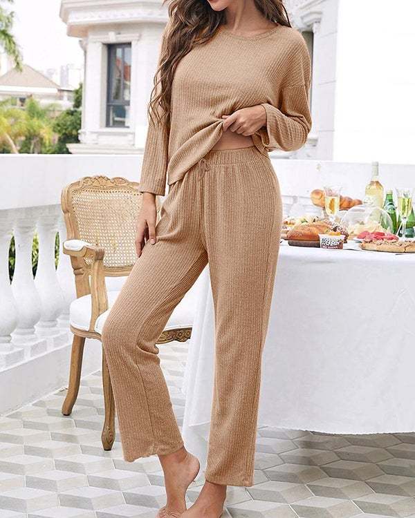 Women's Solid Casual Suit S-XL