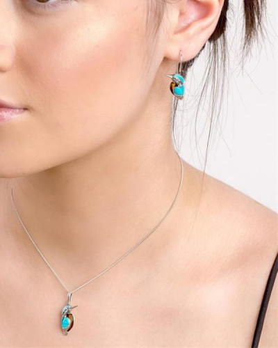Bird Turquoise Necklace