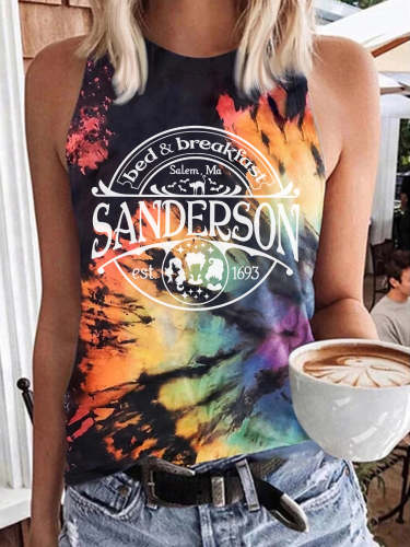 Sanderson Bed & Breakfast Tie Dye Tank