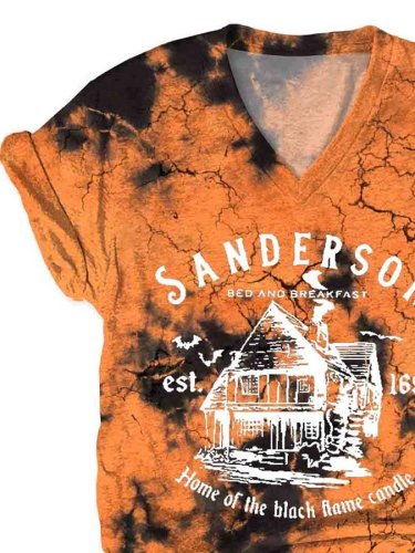 Women Sanderson Bed and Breakfast Est 1693 Home Casual T-Shirt