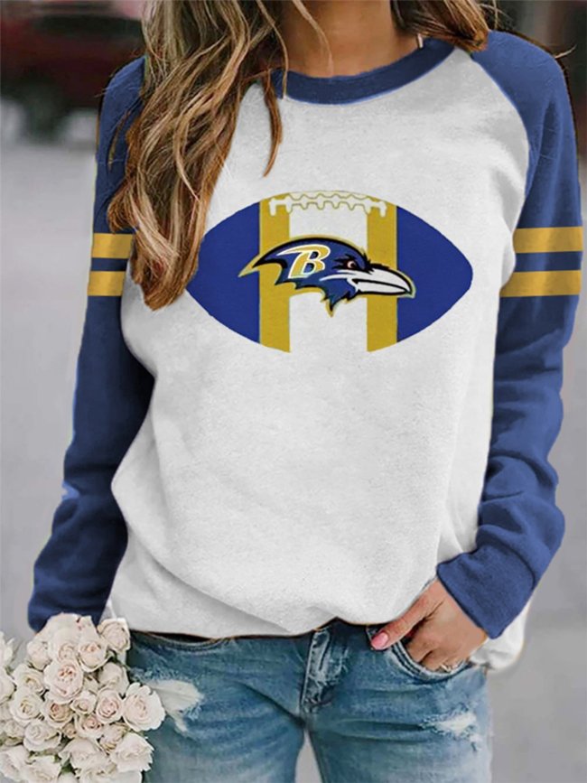 Women's Baltimore Ravens Football Gameday Casual Sweatshirt