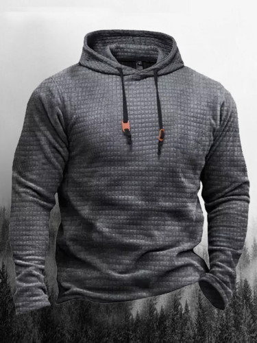 Lightweight Solid Color Hooded Top
