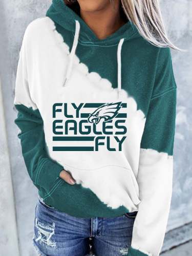 Fly Eagles Fly Printed Hoodie