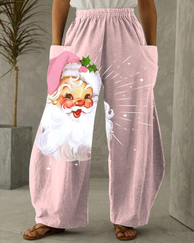 Pink Santa's Comfort Wide Leg Pants