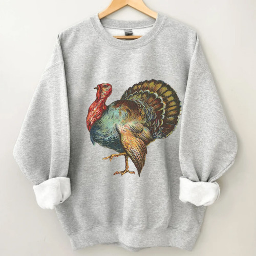Vintage Thanksgiving Turkey Sweatshirt