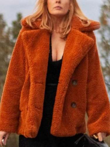Women's Fashion Slim Fit Wool Casual Coat