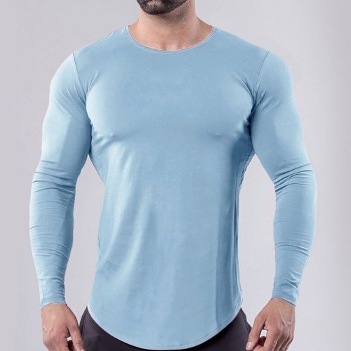 Men's Long sleeve Quick-dry Lightweight Classic Training Shirts