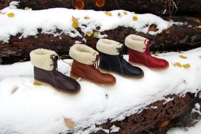 Vintage Buttery-soft Waterproof Wool Lining Boots