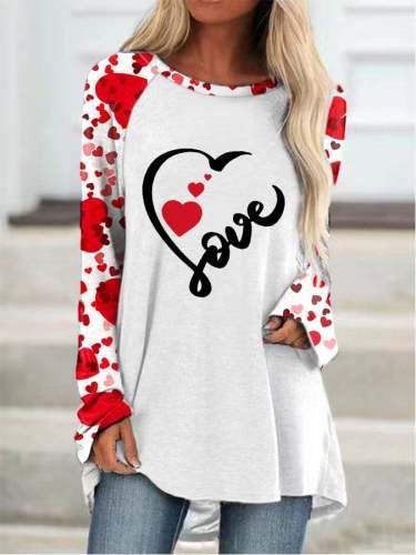 Fashion Print Long Sleeve Top