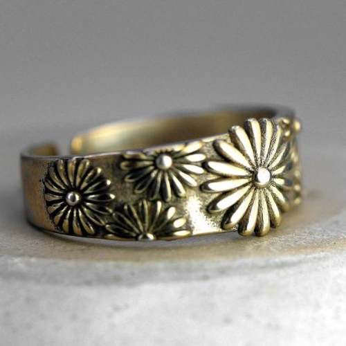 🔥Last Day 75% OFF🎁Gold Daisy Ring