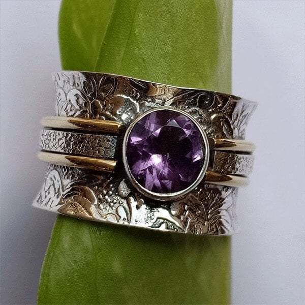🔥Last Day 75% OFF🎁Bohemian Crystal Meditation Ring