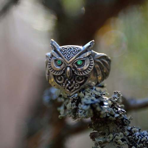 🔥Last Day 75% OFF🎁Owl Emerald Ring