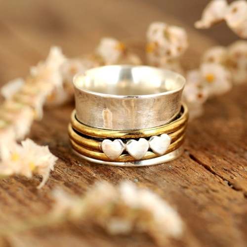 🔥Last Day 75% OFF🎁Heart-Shaped Gold Wrap-Around Ring