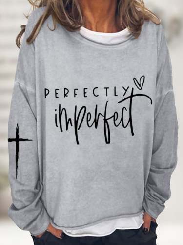 Women's Perfectly Imperfect Casual Long-Sleeve T-Shirt