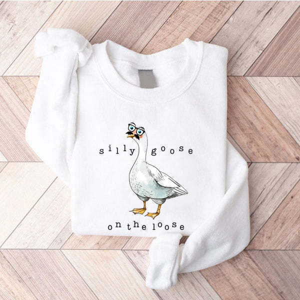 Silly Goose Comfort Colors Sweatshirt