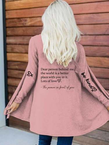 Women's The World Is A Better Place With You In It Cardigan