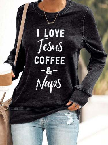 Fashion Letter Print Long Sleeve Sweatshirt
