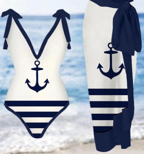 Vacation Anchor Two-Piece Swimsuit