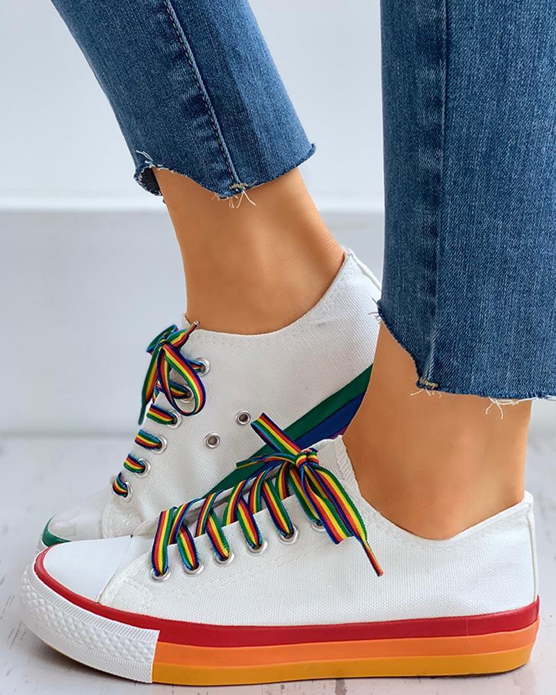 colorblock sneakers