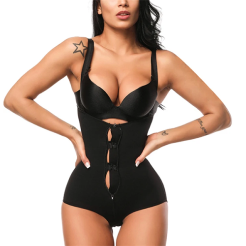 ZIPPER AND HOOKS SLIMMING BODY SHAPERS