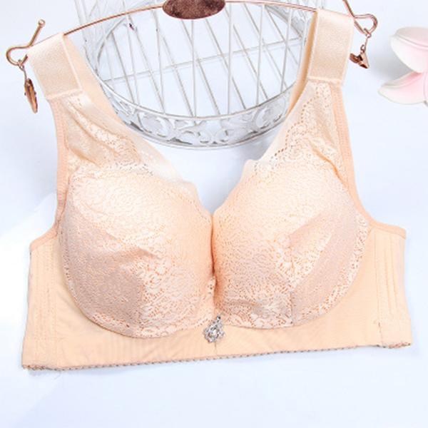 PLUS SIZE SOLID ADJUSTED STRAPS BRAS