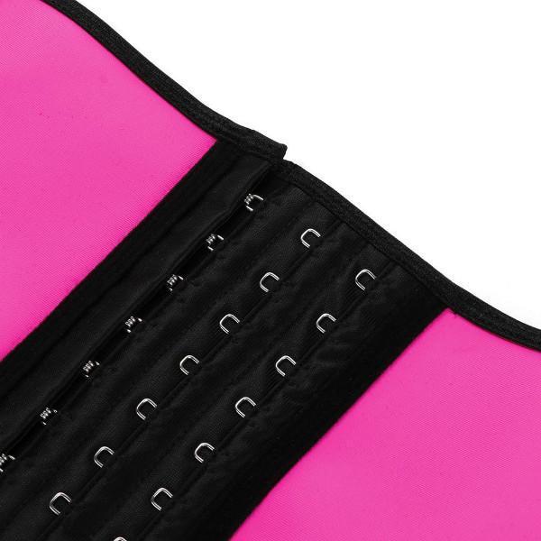 7-STEEL 3-BREASTED DOUBLE-LAYER PRESSURIZED WAIST TRAINER