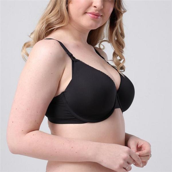 ADJUSTABLE PLUS SIZE WOMEN FIXED FULL COVERAGE BRASSIERE