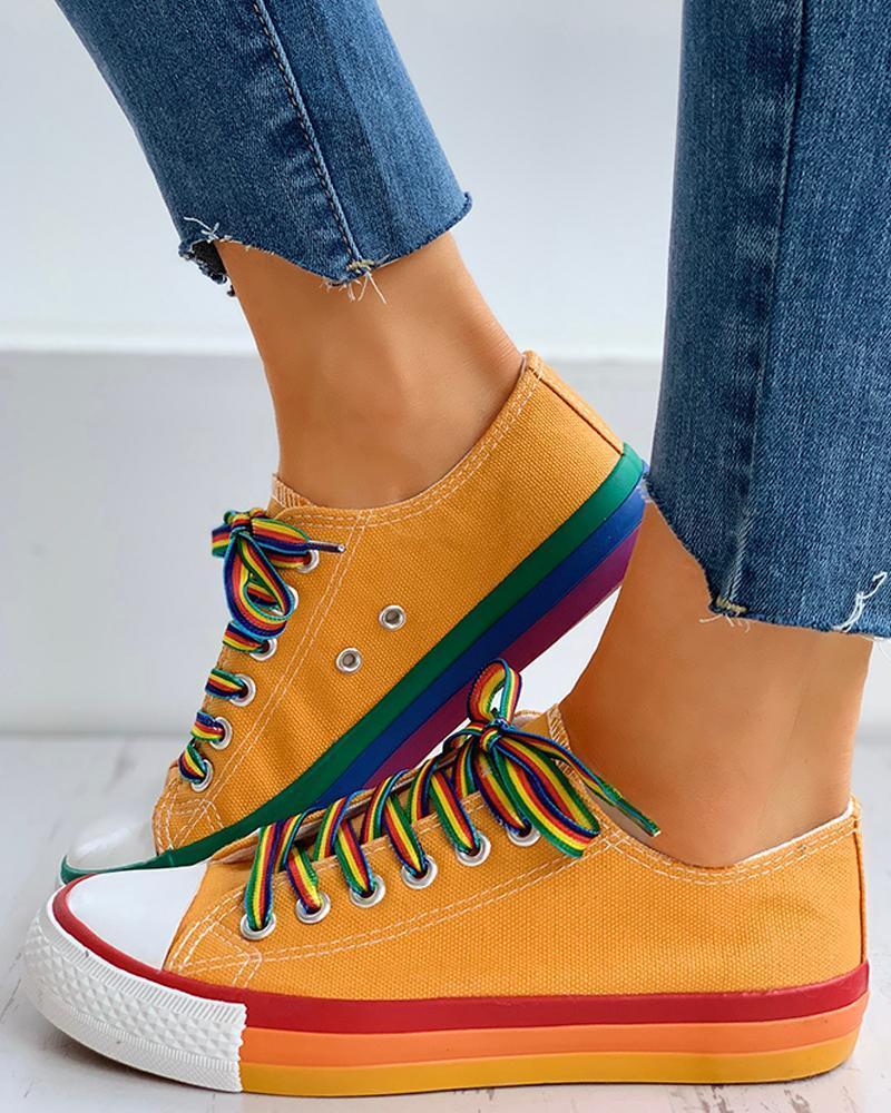 colorblock sneakers
