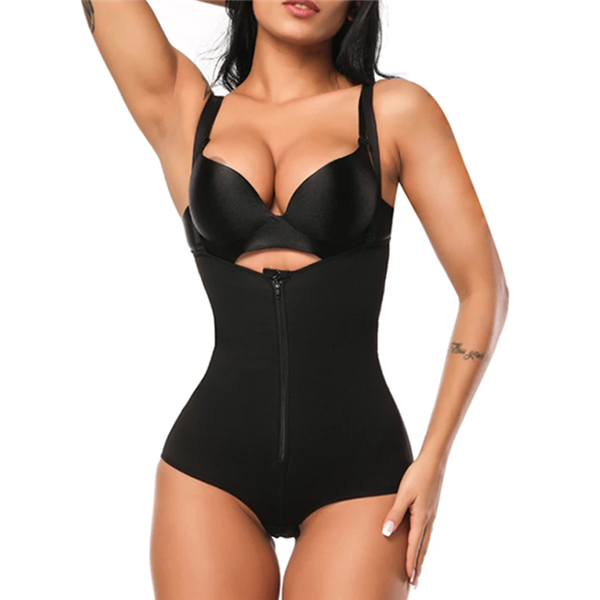 ZIPPER AND HOOKS SLIMMING BODY SHAPERS