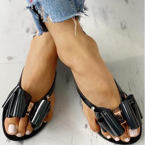Bowknot Flat Casual Slipper Sandals