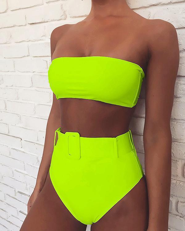 Women Sexy Off-shoulder Bikini